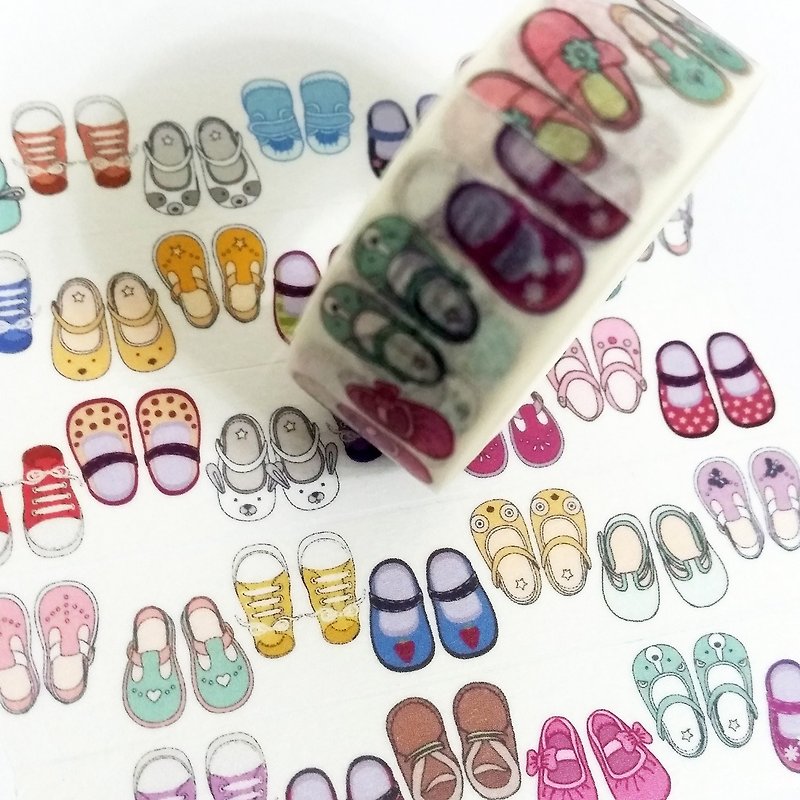 Masking Tape Mini Shoes - มาสกิ้งเทป - กระดาษ 