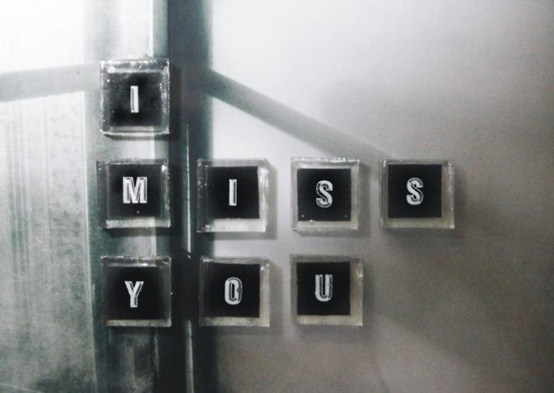 Postcard / Fragments / I Miss You - การ์ด/โปสการ์ด - กระดาษ 
