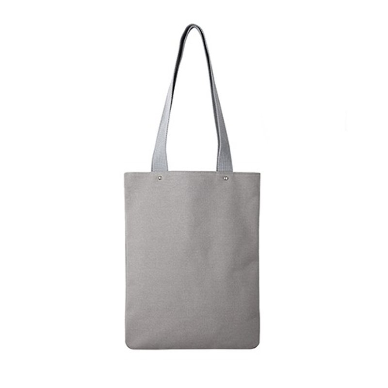 [She] Korea cattle a water ithinkso green paper bag cotton bag schoolbag Tidy Book Bag - Messenger Bags & Sling Bags - Cotton & Hemp Gray
