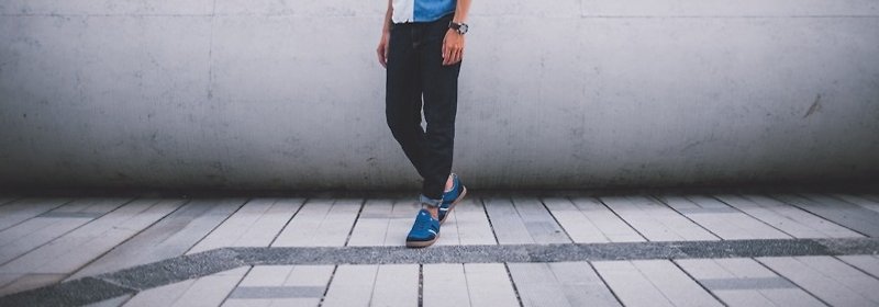 【出清特價】寶特瓶製休閒鞋  Opale休閒系列    深水藍色   男生 - 男款休閒鞋 - 環保材質 藍色
