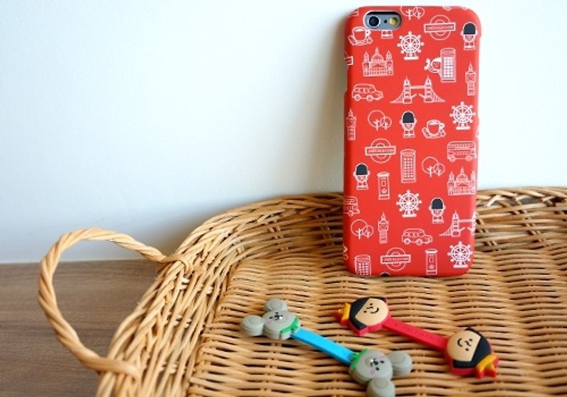 FiFi Urban Series iPhone 6 / 6s Phone Case (4.7 inches) -! Hiya London (red) - เคส/ซองมือถือ - พลาสติก สีแดง