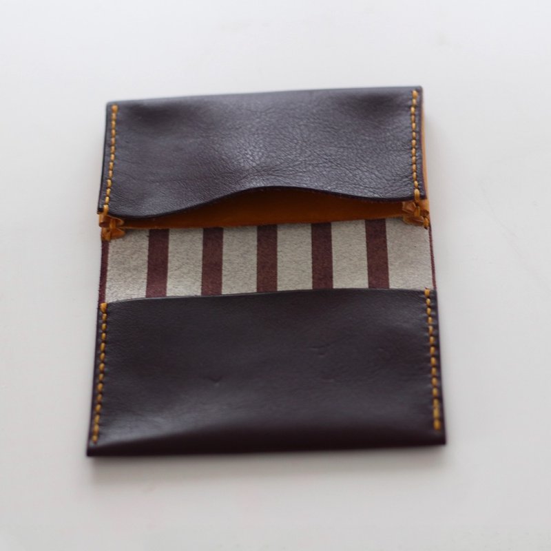 カードケース（プルーニャ） - 名刺入れ・カードケース - 革 ブルー