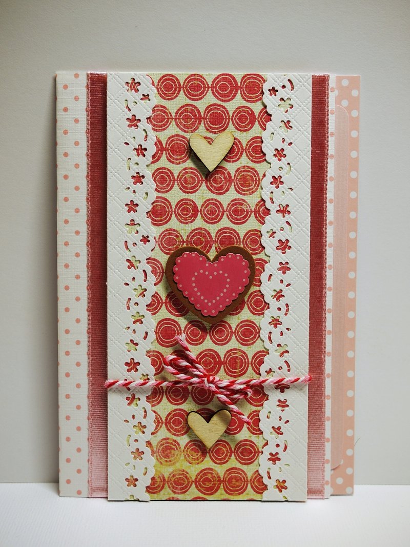 【yu-crafts 手工卡片】#55 Love Love Love no.2 - 卡片/明信片 - 紙 