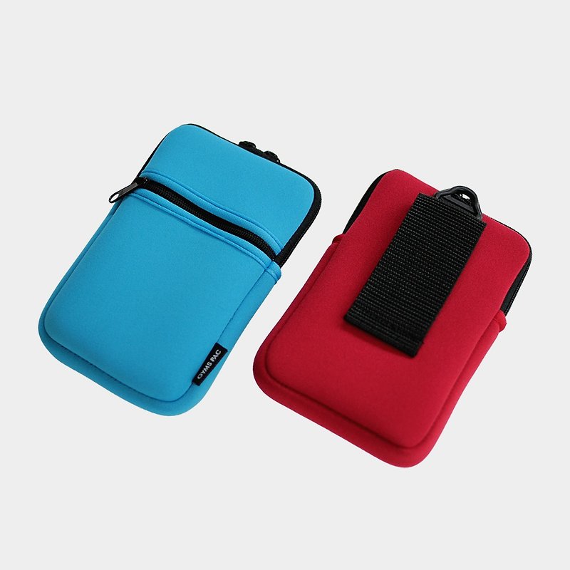 Lisa L. Mobile Phone/Camera Protective Back Bag for iPhone 12/13 mini - เคส/ซองมือถือ - วัสดุกันนำ้ สีแดง