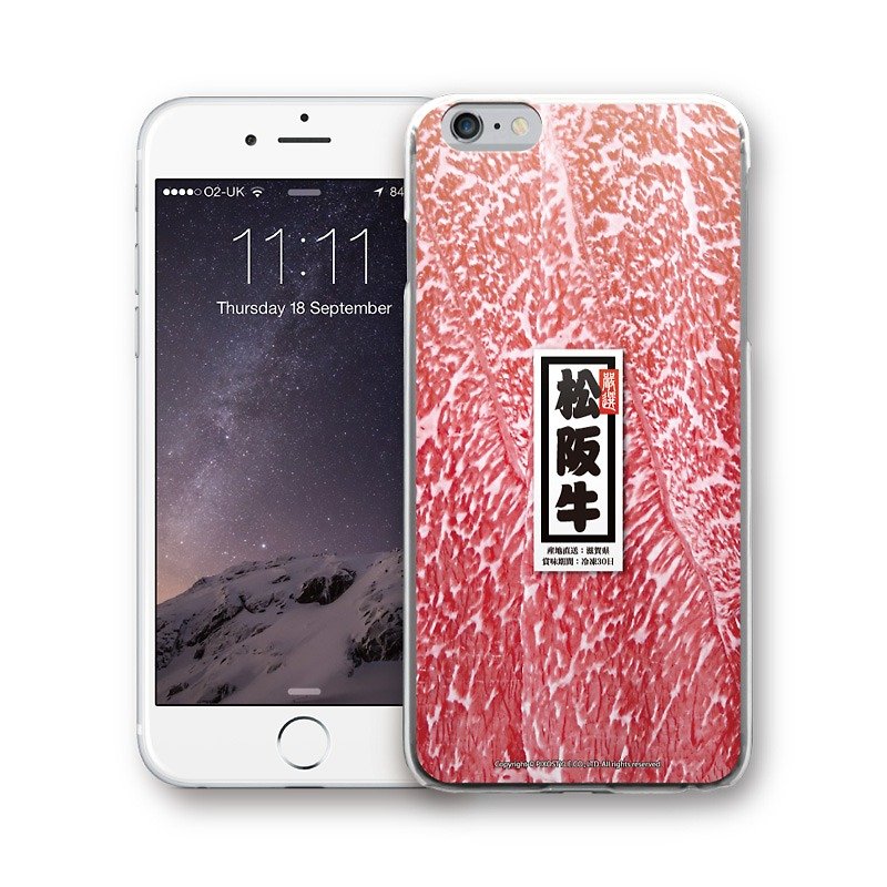 AppleWork iPhone 6 / 6S / 7/8 original design case - Matsusaka cow PSIP-149 - Phone Cases - Plastic Red