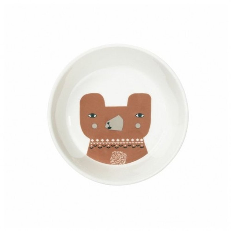 Baby Bear Bone China Dinner Bowl-Small | Donna Wilson - Bowls - Porcelain White