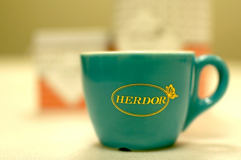 [HERDOR Limited] afternoon cup classic tiffany blue flower teacup / PM cup / small cup - Teapots & Teacups - Other Materials Blue