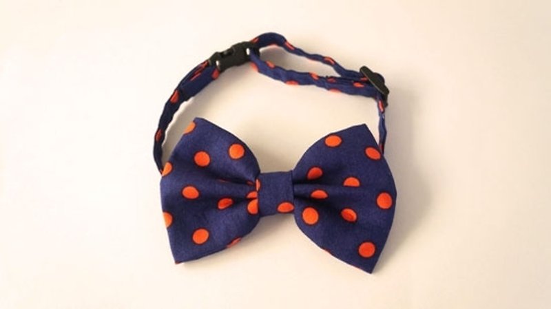 [Miya ko.] Handmade cloth grocery cats and dogs tie / tweeted / bow / cute little / pet collars - Collars & Leashes - Other Materials 