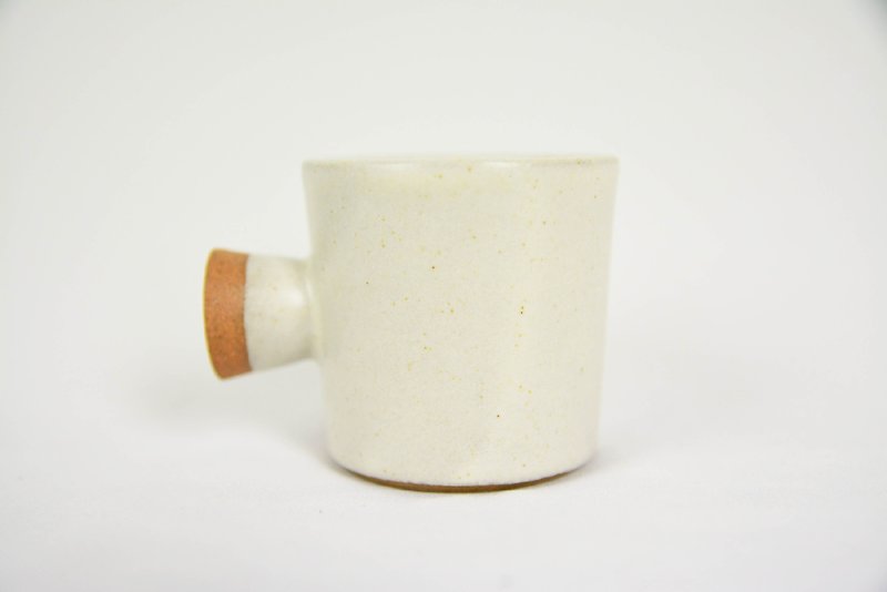 ミニスプーンスクープマークホワイトフェアトレード - マグカップ - 陶器 ホワイト