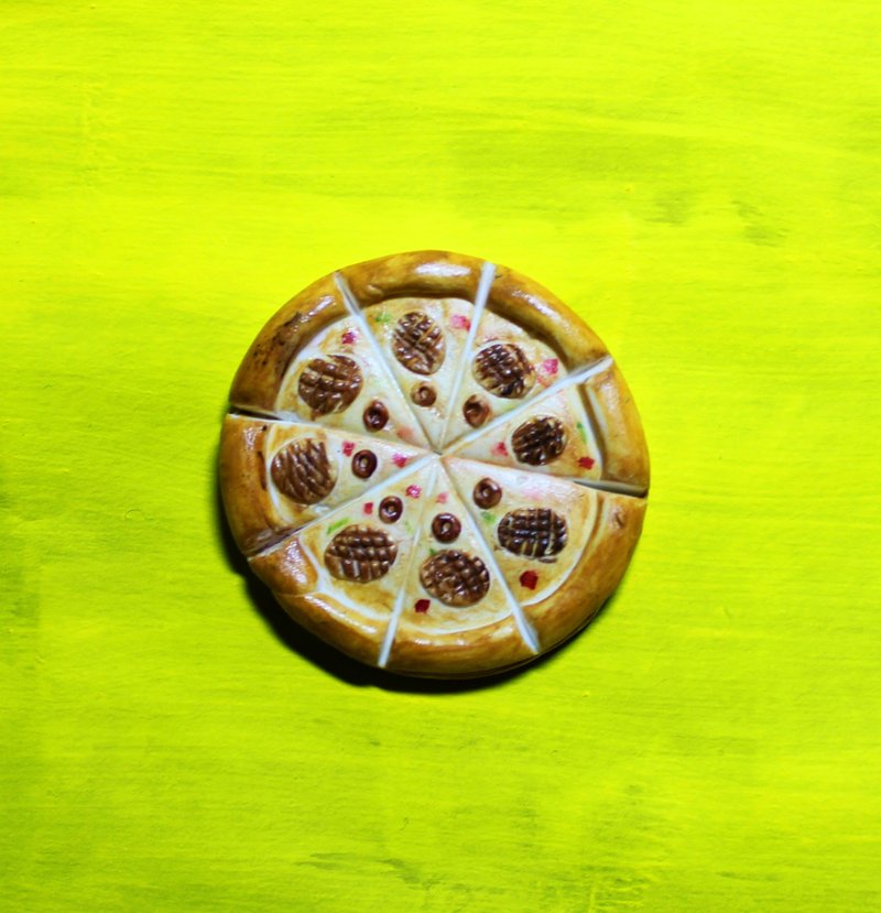 [Moses's warehouse] PIZZA pin - เข็มกลัด/พิน - วัสดุอื่นๆ 