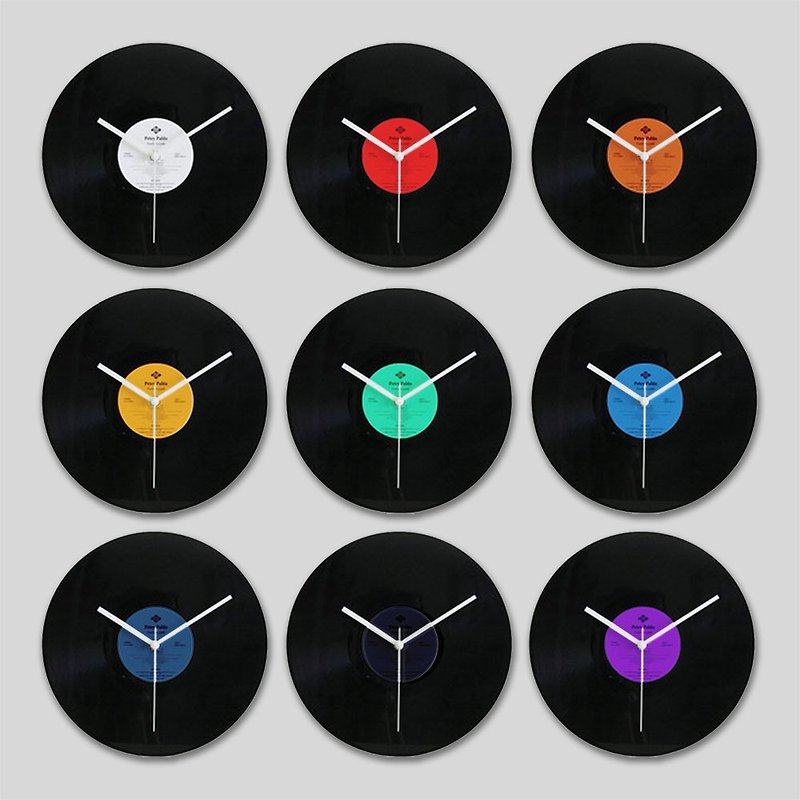 HeadphoneDog Vinyl Clock - Clocks - Other Materials Black