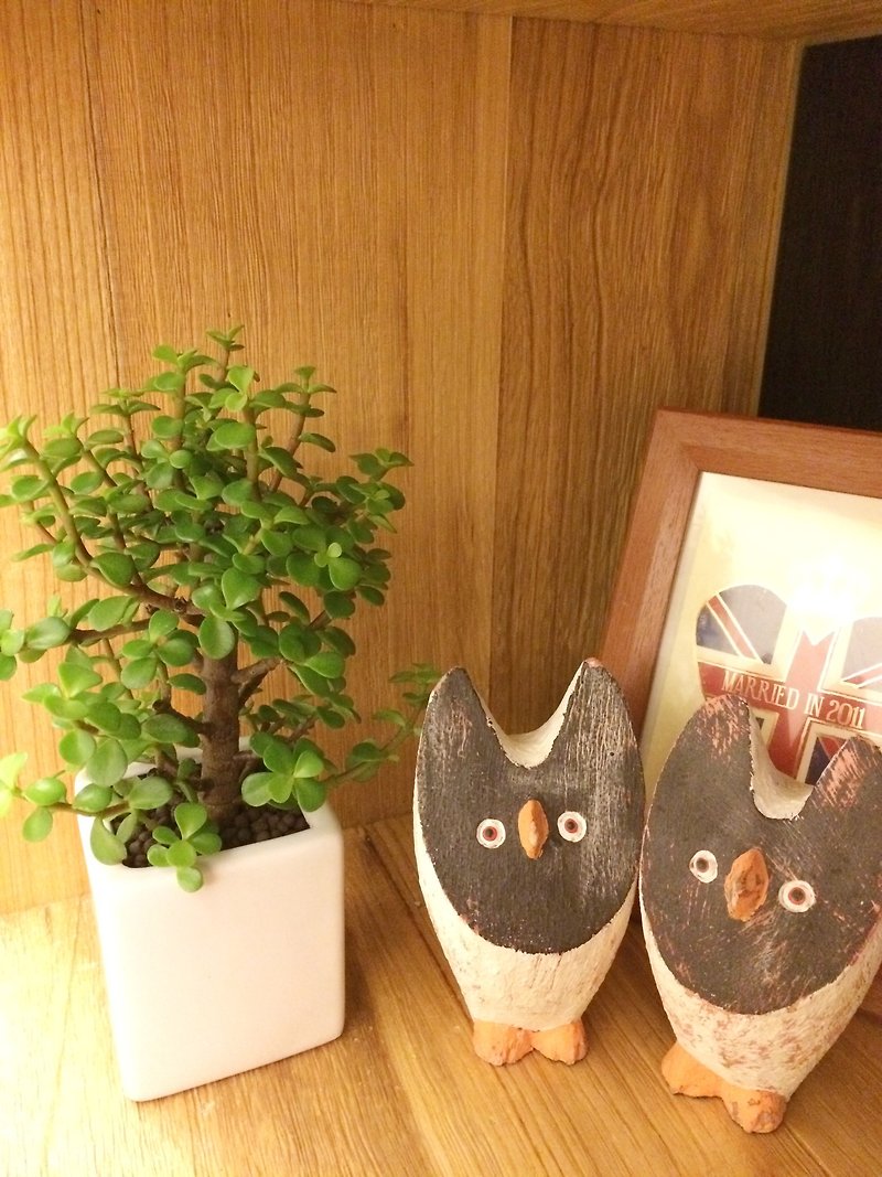 (Potted plant) Leave of Absence (Succulents Healing Gifts and Office Items) - ตกแต่งต้นไม้ - แก้ว สีเขียว