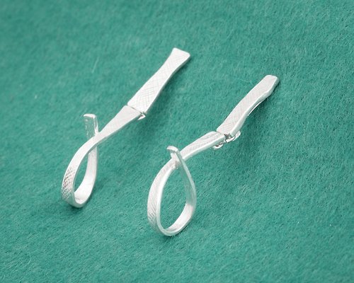 Atelier Shinji Ginza Paperchain 紙圈圈 銀飾 耳環