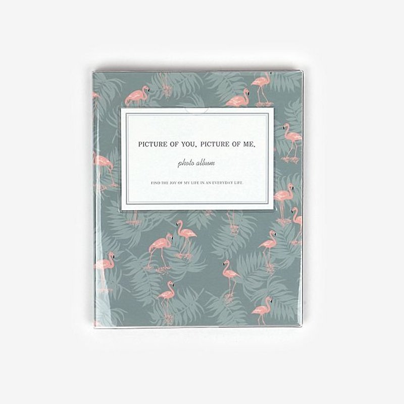 Dailylike Afternoon sticky phase -13 flamingo, E2D36502 - อัลบั้มรูป - กระดาษ สีน้ำเงิน