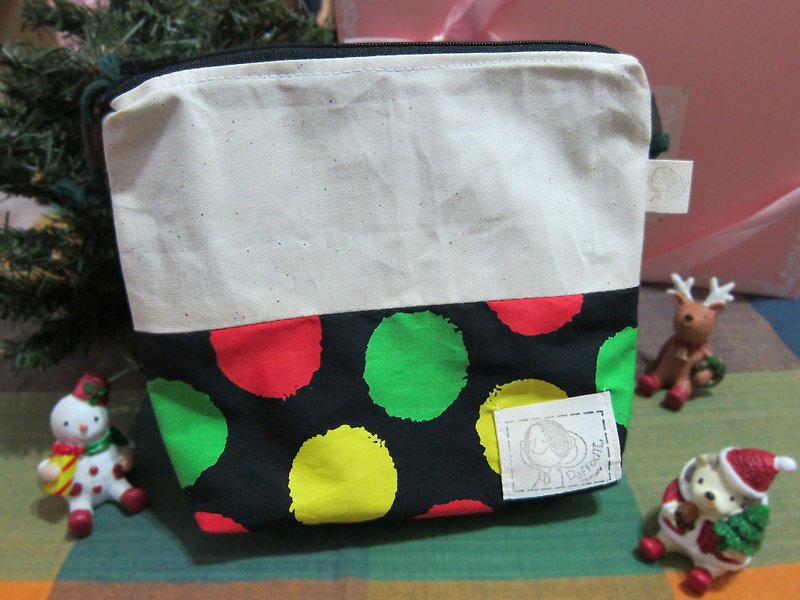 [MerrY X'mas] White Christmas Zipper Bag - Messenger Bags & Sling Bags - Other Materials Multicolor