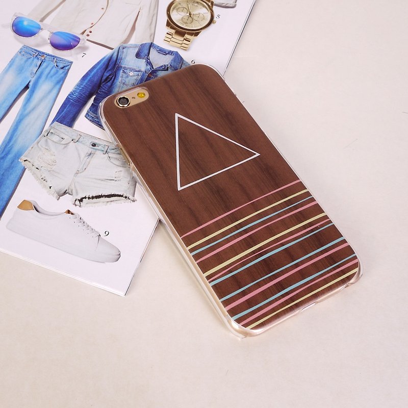 Woodwood Brown 02 Print Soft / Hard Case for iPhone X,  iPhone 8,  iPhone 8 Plus, iPhone 7 case, iPhone 7 Plus case, iPhone 6/6S, iPhone 6/6S Plus, Samsung Galaxy Note 7 case, Note 5 case, S7 Edge case, S7 case - อื่นๆ - พลาสติก 