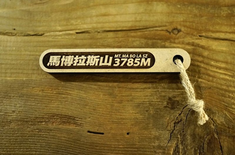 100 PEAKS of TAIWAN Taiwan Baiyue Ji Na stick-Mabolas Mountain 007 - อื่นๆ - ไม้ สีนำ้ตาล