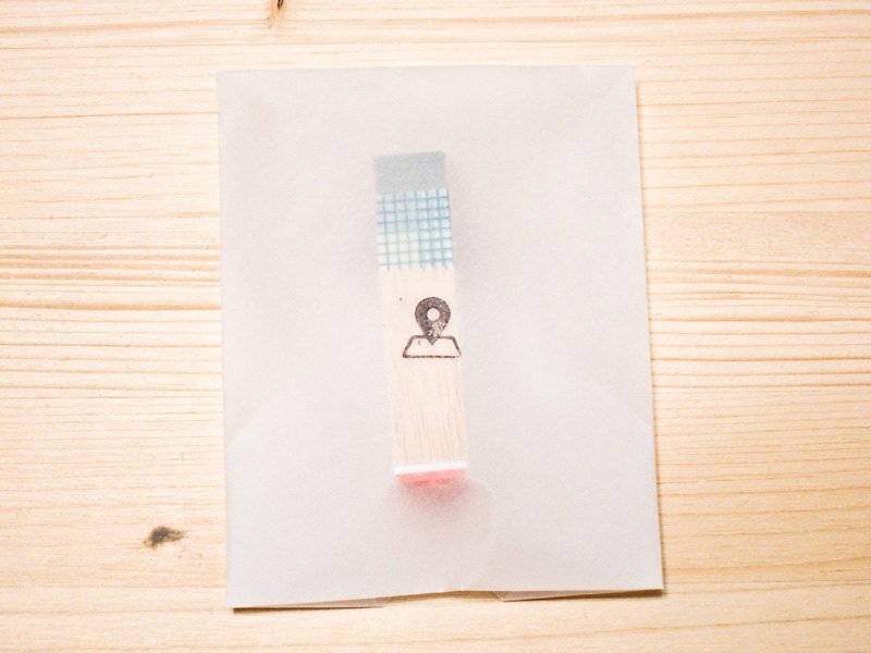 【シール】No.305 FBパンチカード - その他 - 木製 ブルー