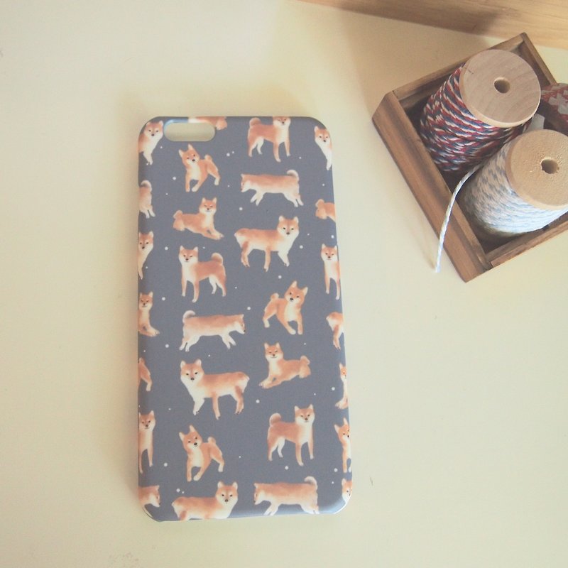 Shiba Inu iPhone 6+/ iPhone 7+ Case - Tablet & Laptop Cases - Plastic Black