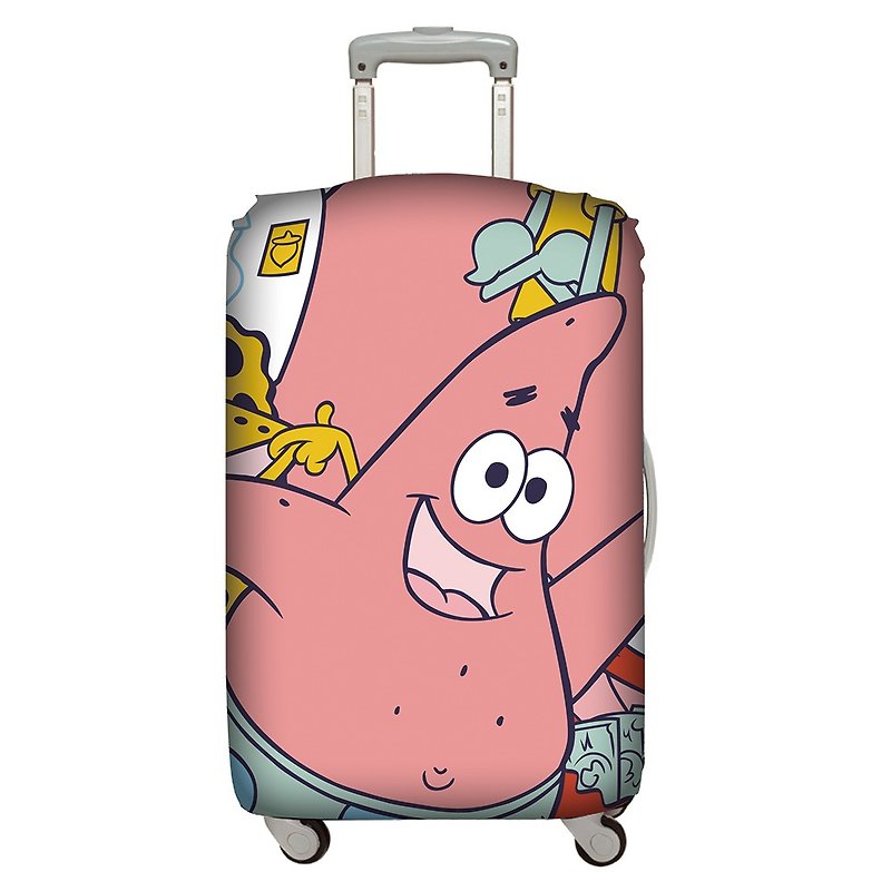 LOQI Luggage Jacket│SpongeBob Squarepants Pie Big Star L - กระเป๋าเดินทาง/ผ้าคลุม - วัสดุอื่นๆ 