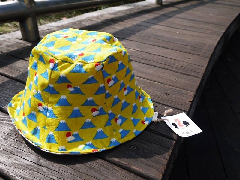 ♡ Duplex ♡ classic Fuji Hill hat - Hats & Caps - Other Materials Yellow