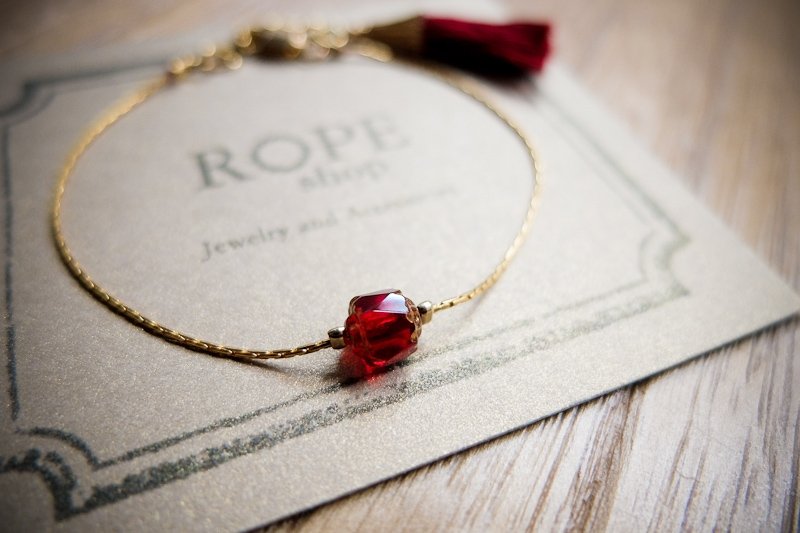 ROPEshop the [small] East Series bracelet. The East is Red - Bracelets - Other Metals Gold