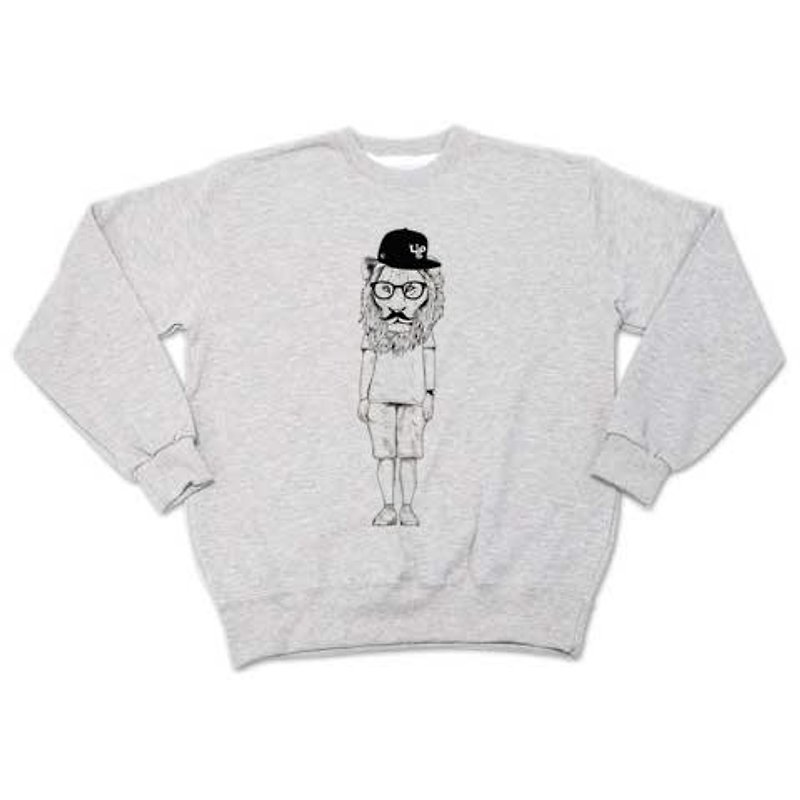 lion cap (sweat ash) - Men's T-Shirts & Tops - Other Materials 