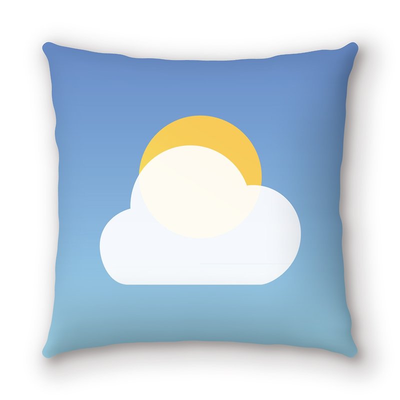 AppleWork iPillow Creative pillow: Weather PSPL-024 - หมอน - ผ้าฝ้าย/ผ้าลินิน สีน้ำเงิน