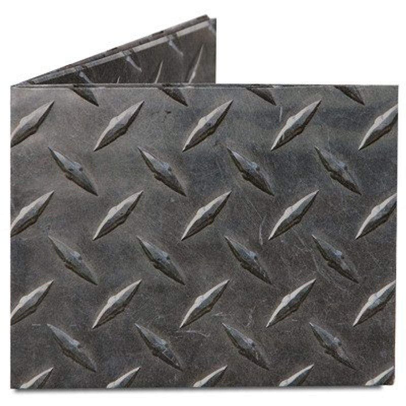 Mighty Wallet® paper wallet _Diamond Plate - Wallets - Other Materials Gray