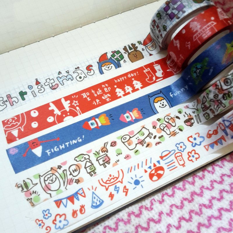 Ning's paper tape composition (5 volumes) - มาสกิ้งเทป - กระดาษ 