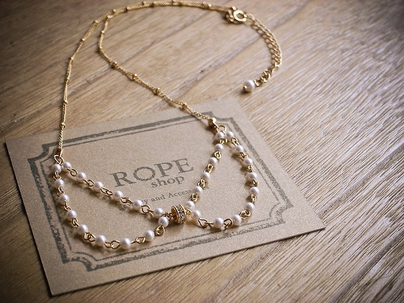 ROPEshop the [PURE LADY] necklace. - Necklaces - Other Metals Gold