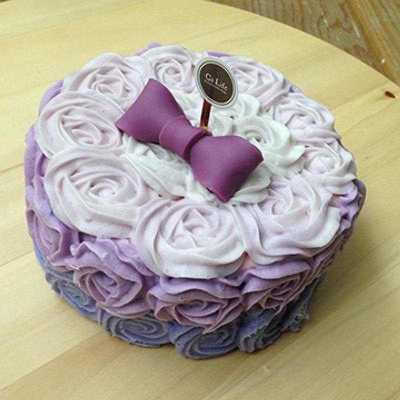 Rose Forest Cake Soap (pink purple) - Fragrances - Plants & Flowers Purple