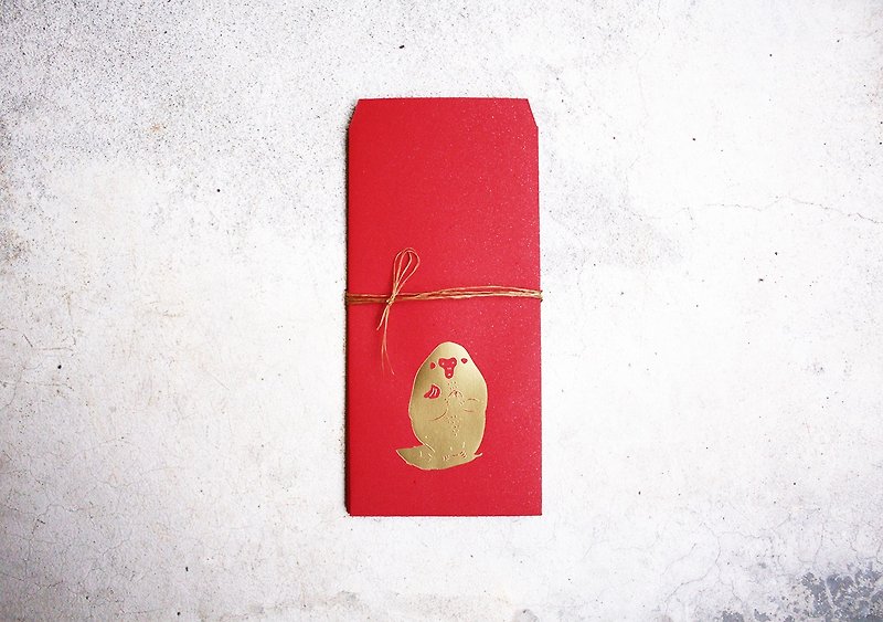 Monkey shiny red envelopes - Chinese New Year - Paper Red