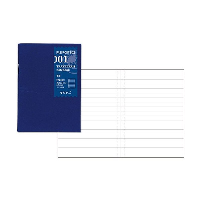 MIDORI - Traveler's Notebook PA SIZE supplemental package (horizontal) - Notebooks & Journals - Paper 