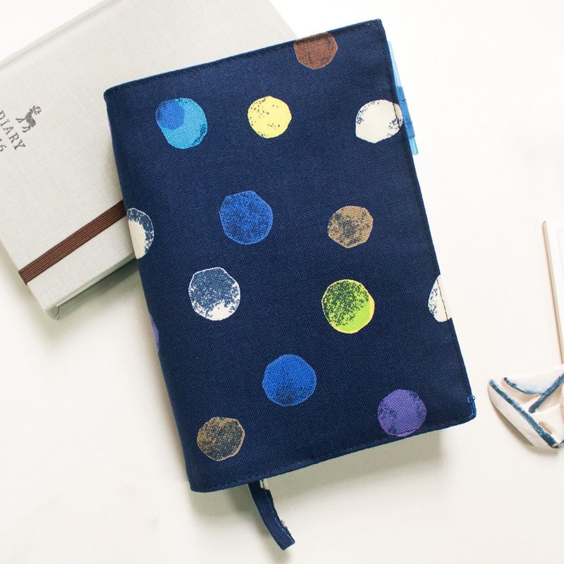 Limited Edition ★ A6 / 50K manually adjustable cloth Book Yui - Blue Fantasy - สมุดบันทึก/สมุดปฏิทิน - กระดาษ สีน้ำเงิน