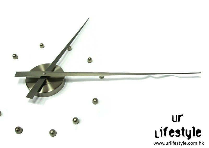 Karlsson Little Big time DIY Bullets wall clock 荷蘭Karlsson L.B.T. 掛牆時鐘 - นาฬิกา - โลหะ สีเทา