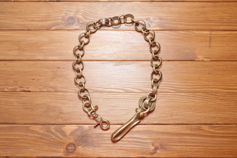 Dreamstation Leather Institute, Japanese bronze coin hand-made waist chain - อื่นๆ - โลหะ สีทอง