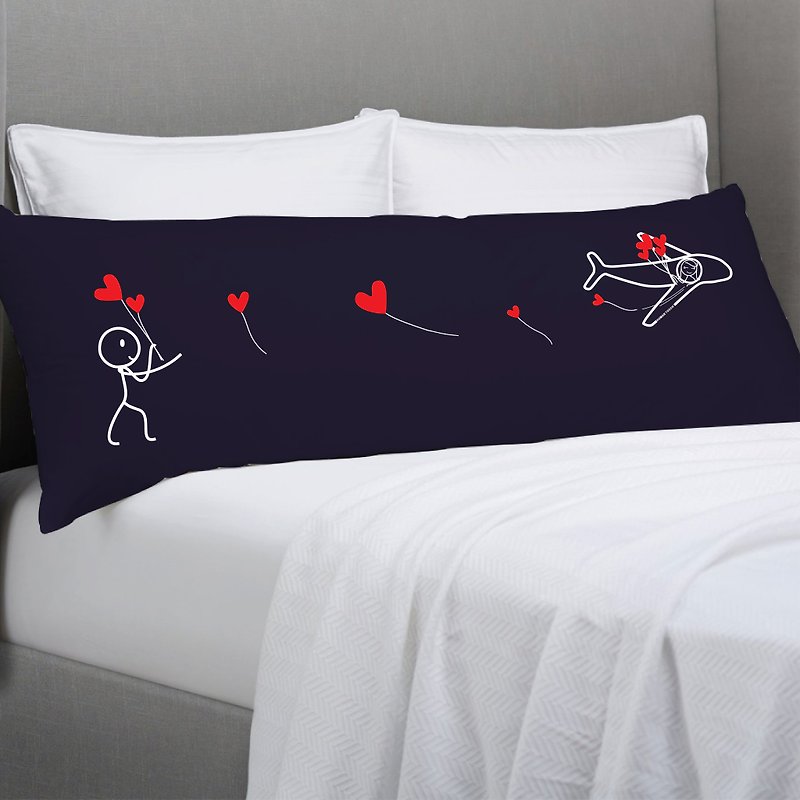 AEROPLANE Dark Blue Body Pillowcase by Human Touch - Pillows & Cushions - Other Materials Blue