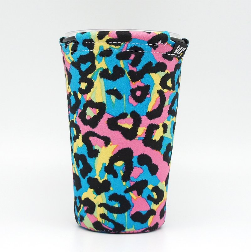 BLR 萬用 杯架 可拆式 多用途 飲料杯套 彩色豹紋 WD07 - 居家收納/收納盒/收納用品 - 其他材質 多色