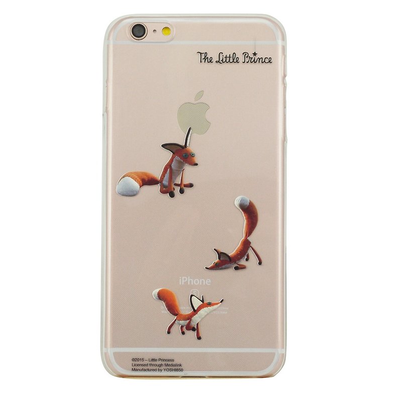 Little Prince Movie Version authorized Series - three small fox [] -TPU phone protective shell "iPhone / Samsung / HTC / LG / Sony / millet" - Phone Cases - Silicone Orange