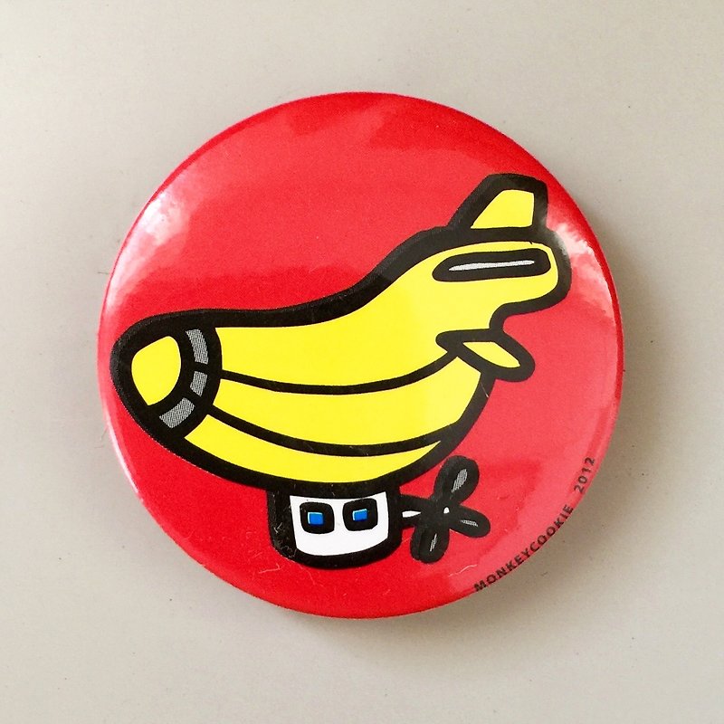 Magnet Vehicle Banana Airship | MonkeyCookie - Magnets - Plastic Red