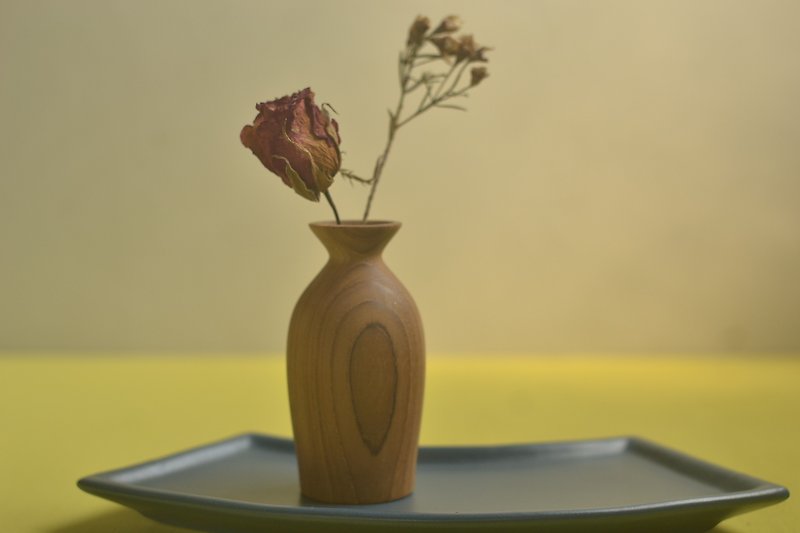 Muzi to Mori wooden flower device (print product) - Plants - Wood Gold