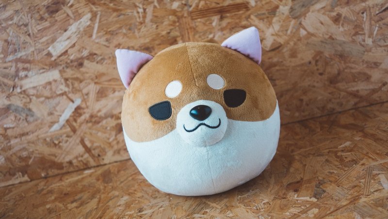 Shiba Inu - Awa pillow - Stuffed Dolls & Figurines - Other Materials Brown