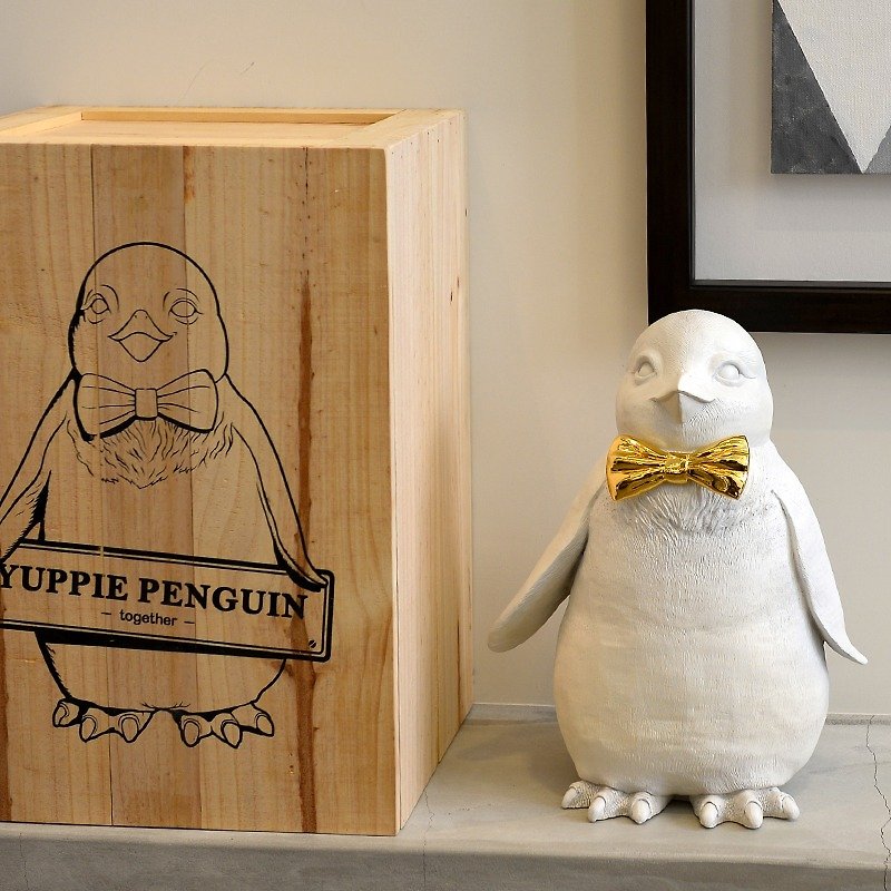企鵝雅痞 / Yuppie Penguin - 裝飾/擺設  - 其他材質 白色