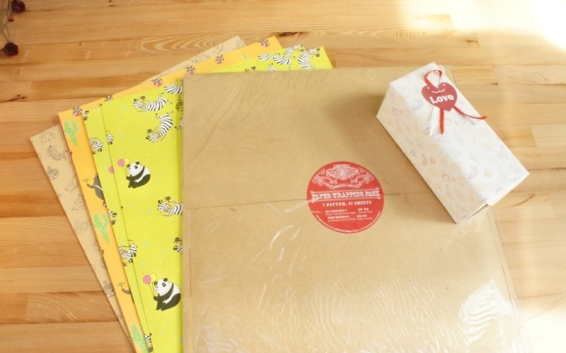 Needle and thread ball wrapping paper (21 sheets in) - ที่คั่นหนังสือ - กระดาษ หลากหลายสี