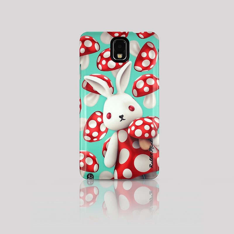 (Rabbit Mint) Mint Rabbit Phone Case - Mushroom Series Merry Boo - Samsung Note 3 (M0005) - Phone Cases - Plastic Green