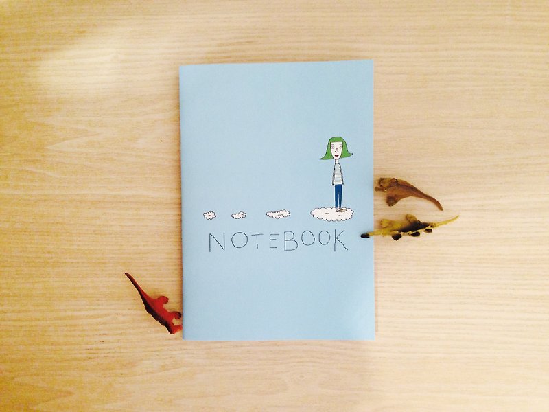 ✿Macaron TOE✿ Sky /A5 Ruled Notebook - สมุดบันทึก/สมุดปฏิทิน - กระดาษ สีน้ำเงิน