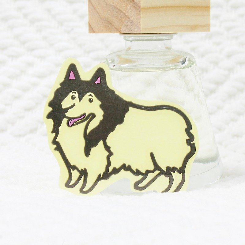 [Reflective sticker] Shetland Sheepdog 5.4*6.5 cm - Stickers - Waterproof Material Multicolor