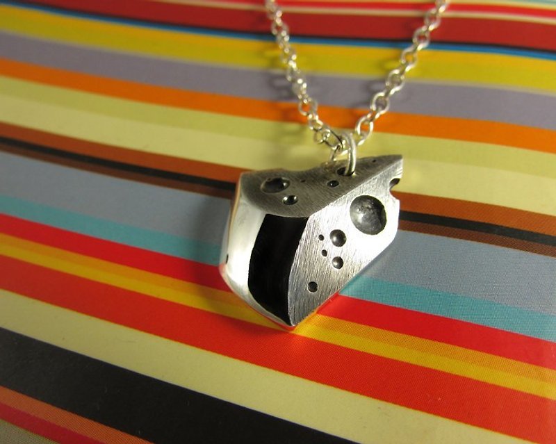 say cheese necklace | mittag jewelry | handmade and made in Taiwan - Necklaces - Silver Silver