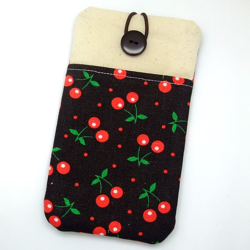 iPhone sleeve, iPhone pouch, Samsung Galaxy S8, Galaxy Note 8, cell phone, ipod classic touch sleeve (P-120) - Phone Cases - Cotton & Hemp Black